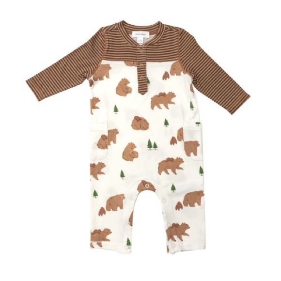 Angel Dear Other - Angel Dear Viscose Bamboo Romper 3-6M NWT